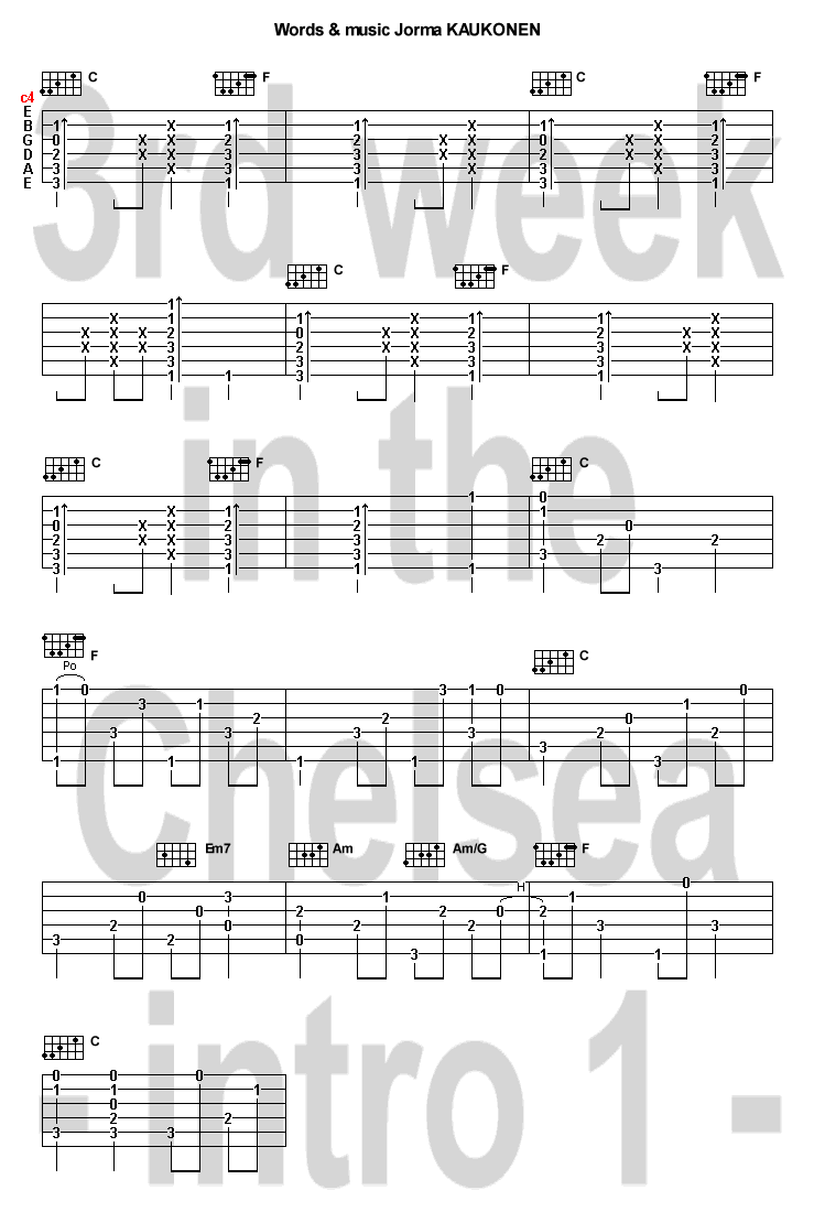 La tab de 3rd week