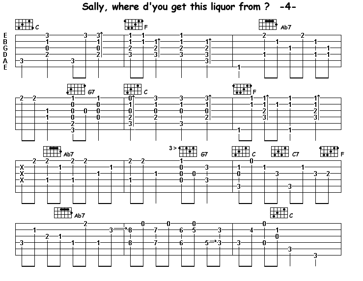 La tab de Sally where d'you get this liquor from (part 4)