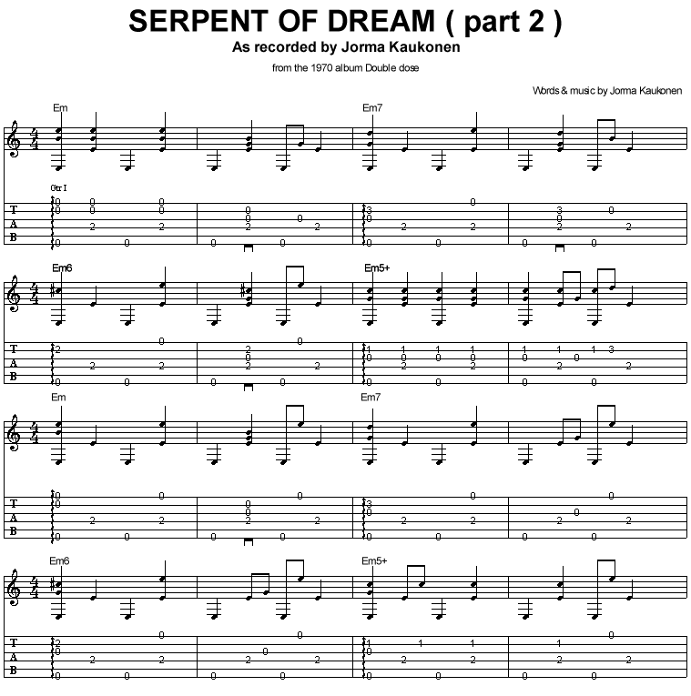 Serpent of dreams - part 2