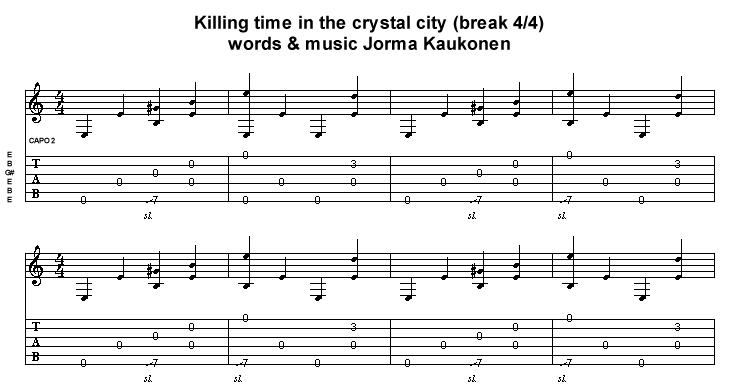 La tab de killing time... (break 1d)